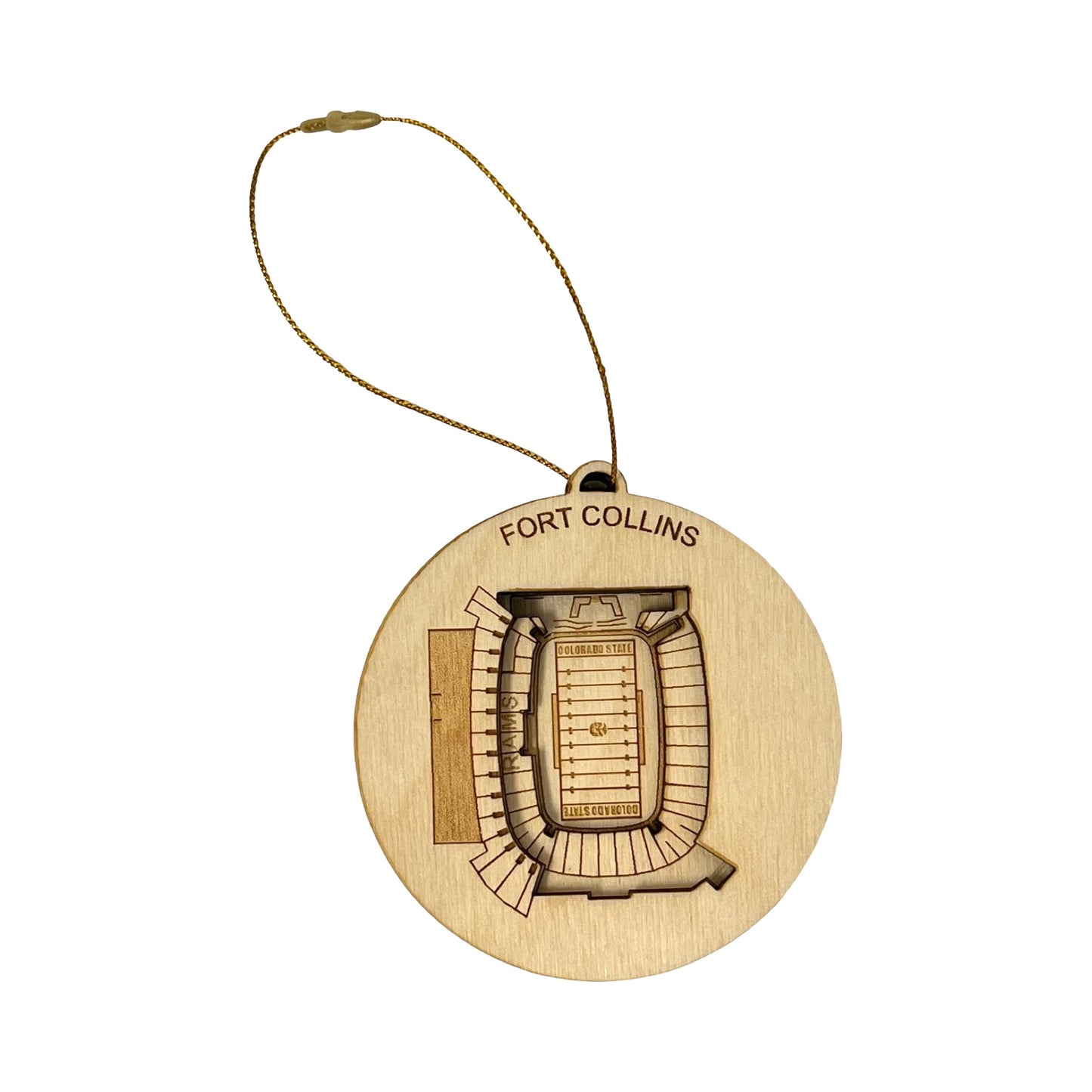 Fort Collins, Colorado Ornament Art (Canvas Stadium)
