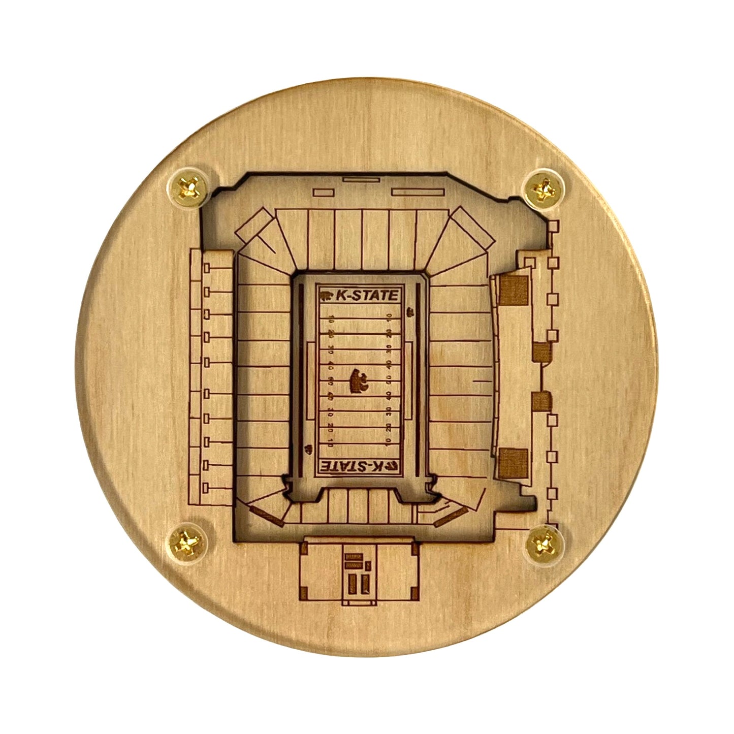 Manhattan, Kansas Coaster Art (Bill Snyder Family Stadium)