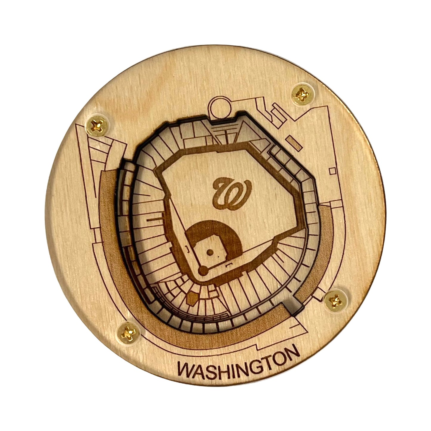 Washington DC Coaster Art (Nationals Park)