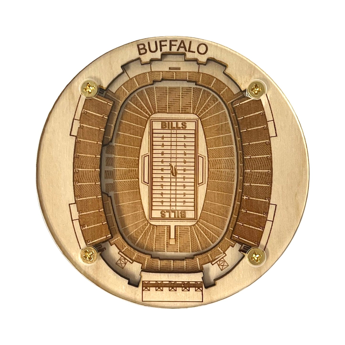 Buffalo, New York Coaster Art (Highmark Stadium)