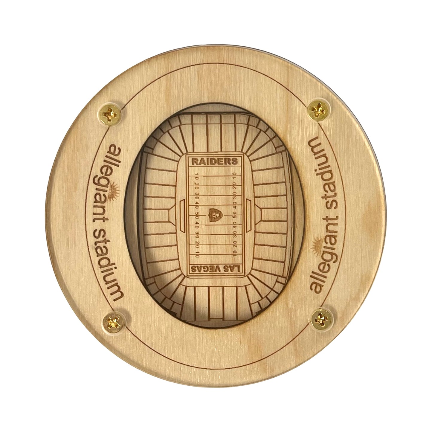 Las Vegas, Nevada Coaster Art (Allegiant Stadium)