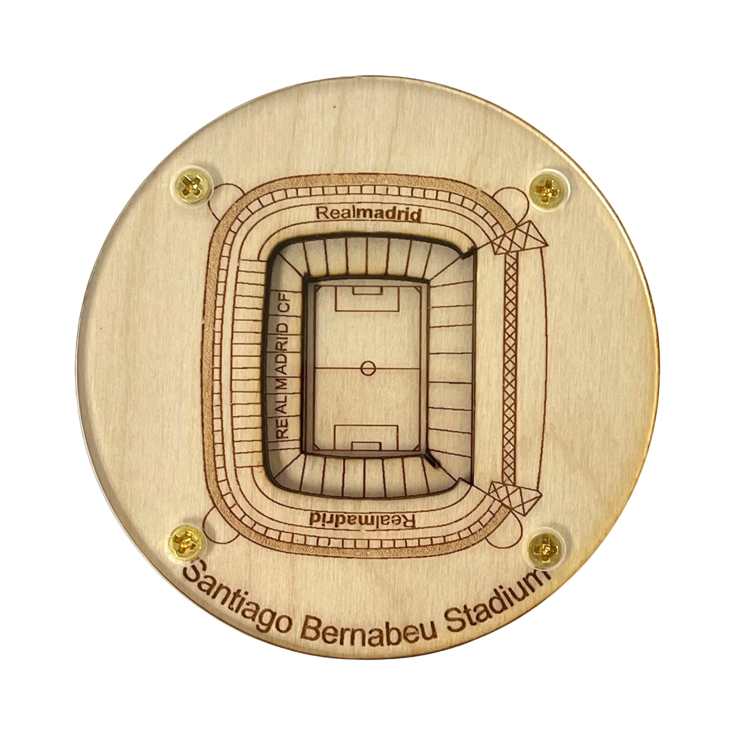 Madrid, Spain Coaster Art (Santiago Bernabéu Stadium)