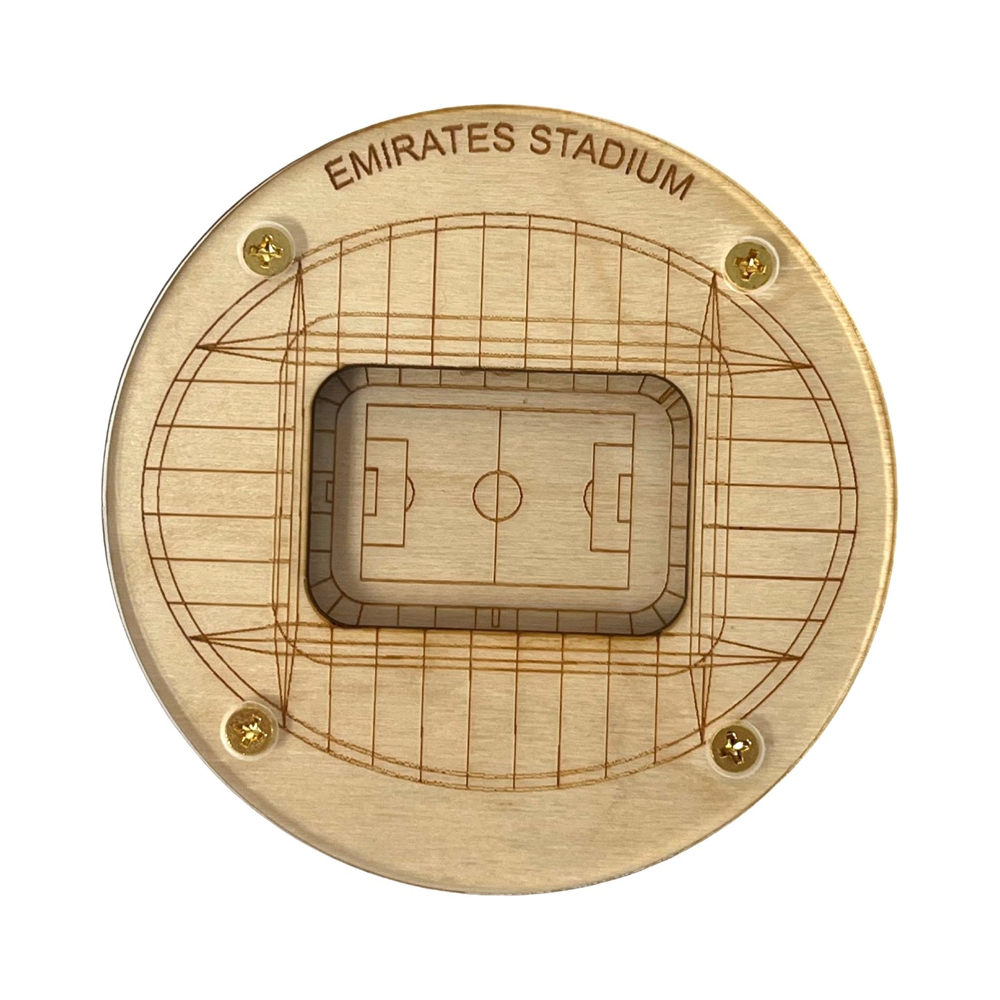 London, England Coaster Art (Emirates Stadium)