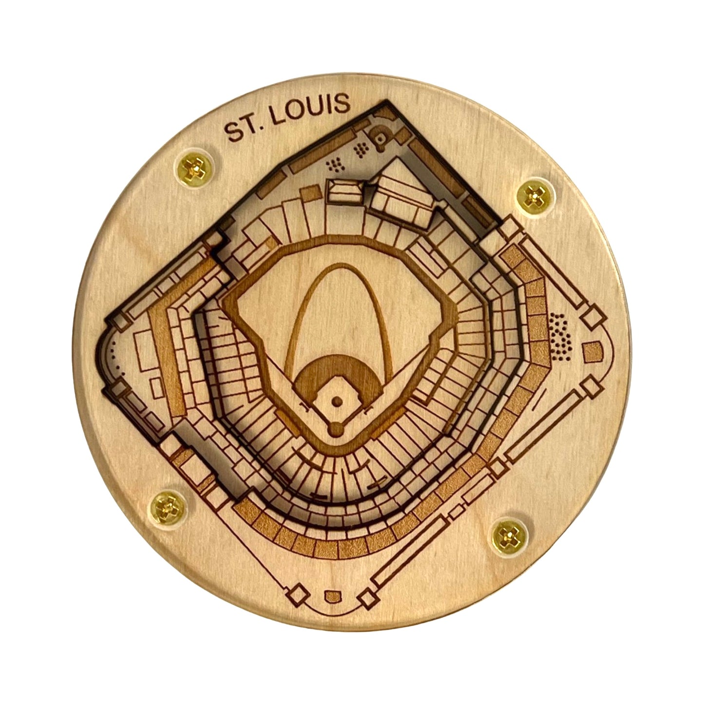 St. Louis, Missouri Coaster Art (Busch Stadium)