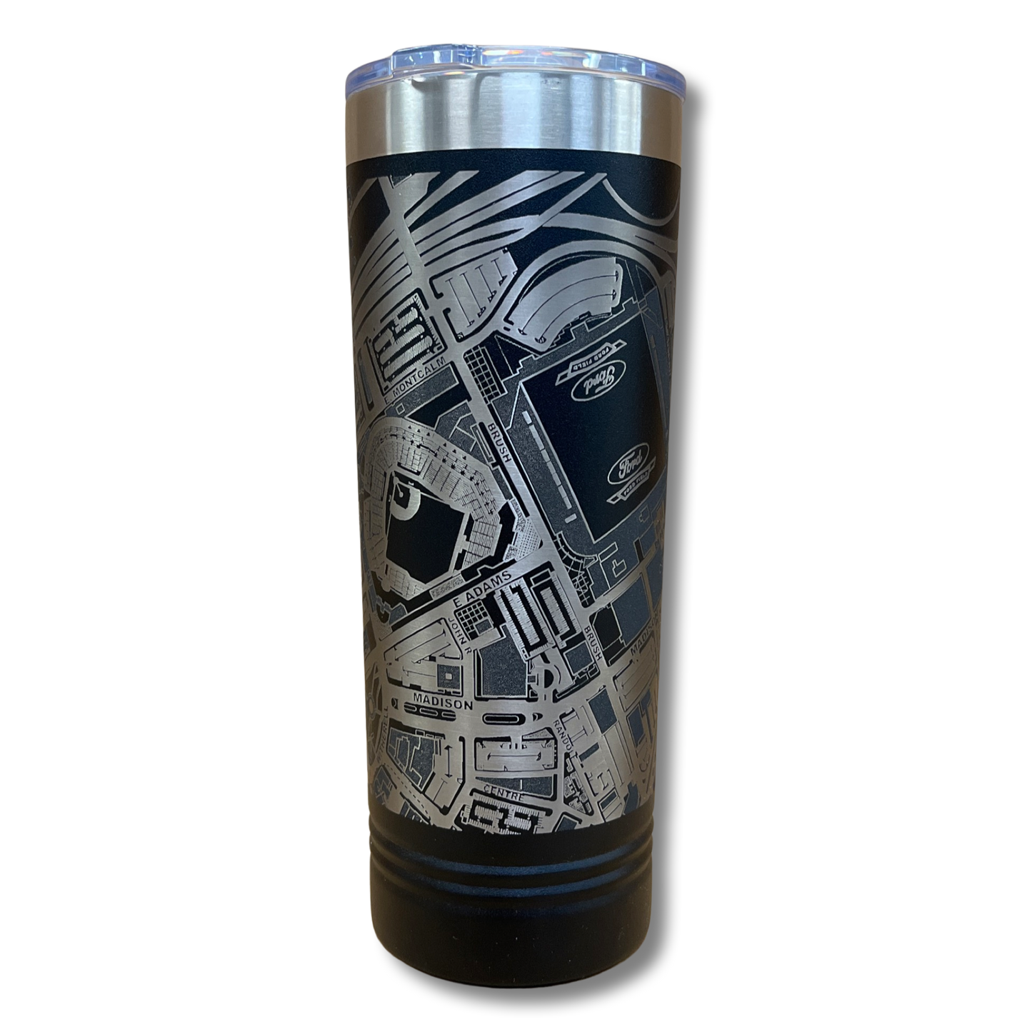 Detroit, Michigan Tumbler Art (Comerica Park, Ford Field, Little Cesear's Arena)