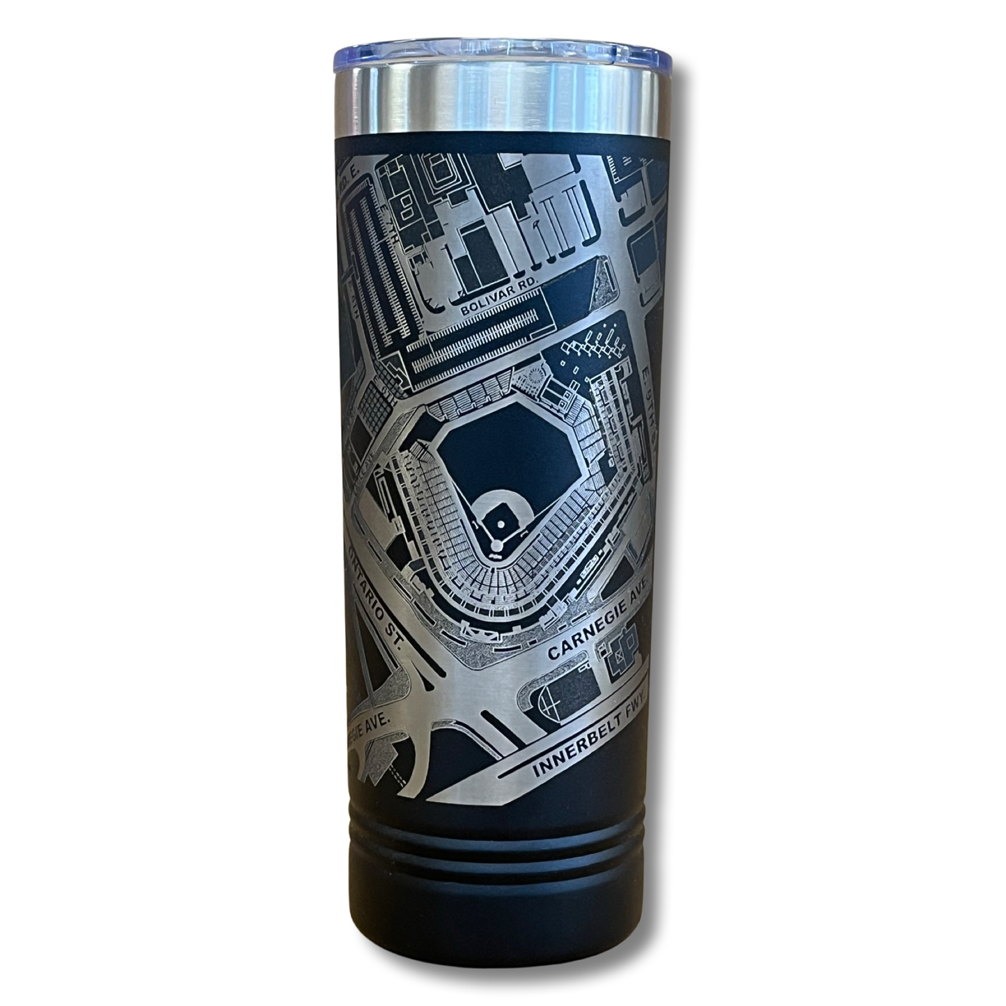 Cleveland, Ohio Tumbler Art (Progressive Field and Rocket Mortgage Field House)