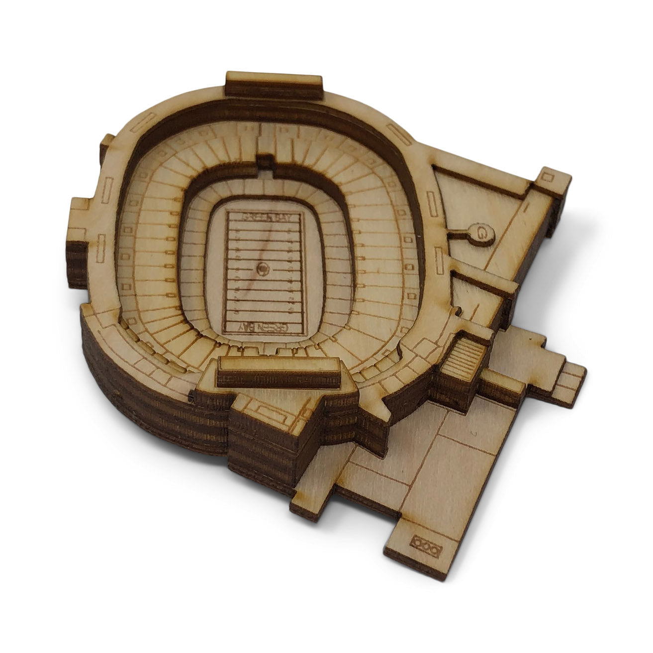 Green Bay, Wisconsin Magnet Art (Lambeau Field)