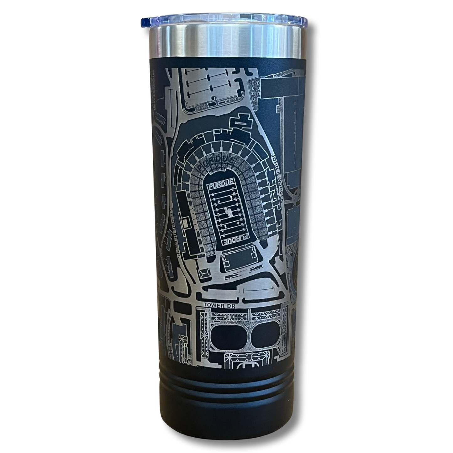 West Lafayette, Indiana Tumbler Art (Ross–Ade Stadium)