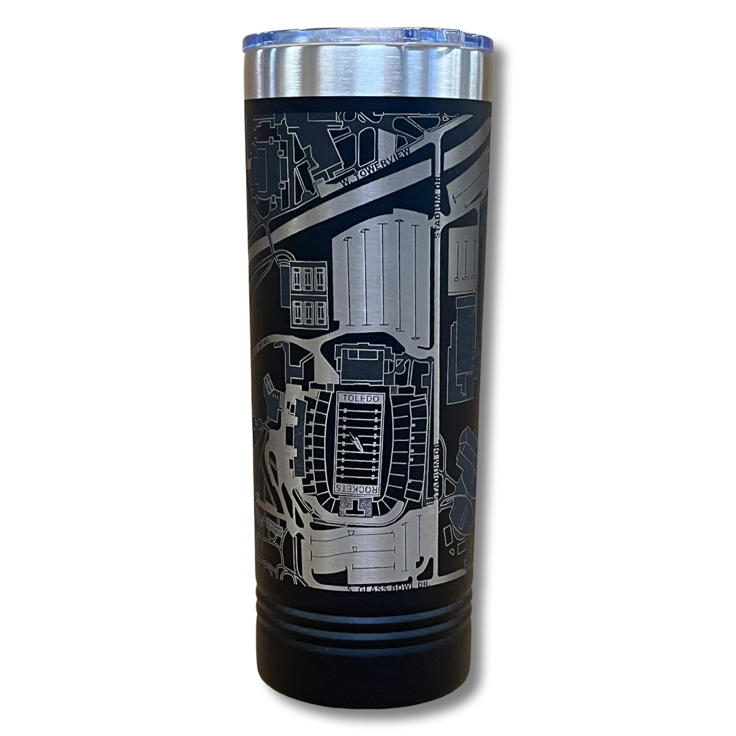 University of Toledo Tumbler Art (Glass Bowl)