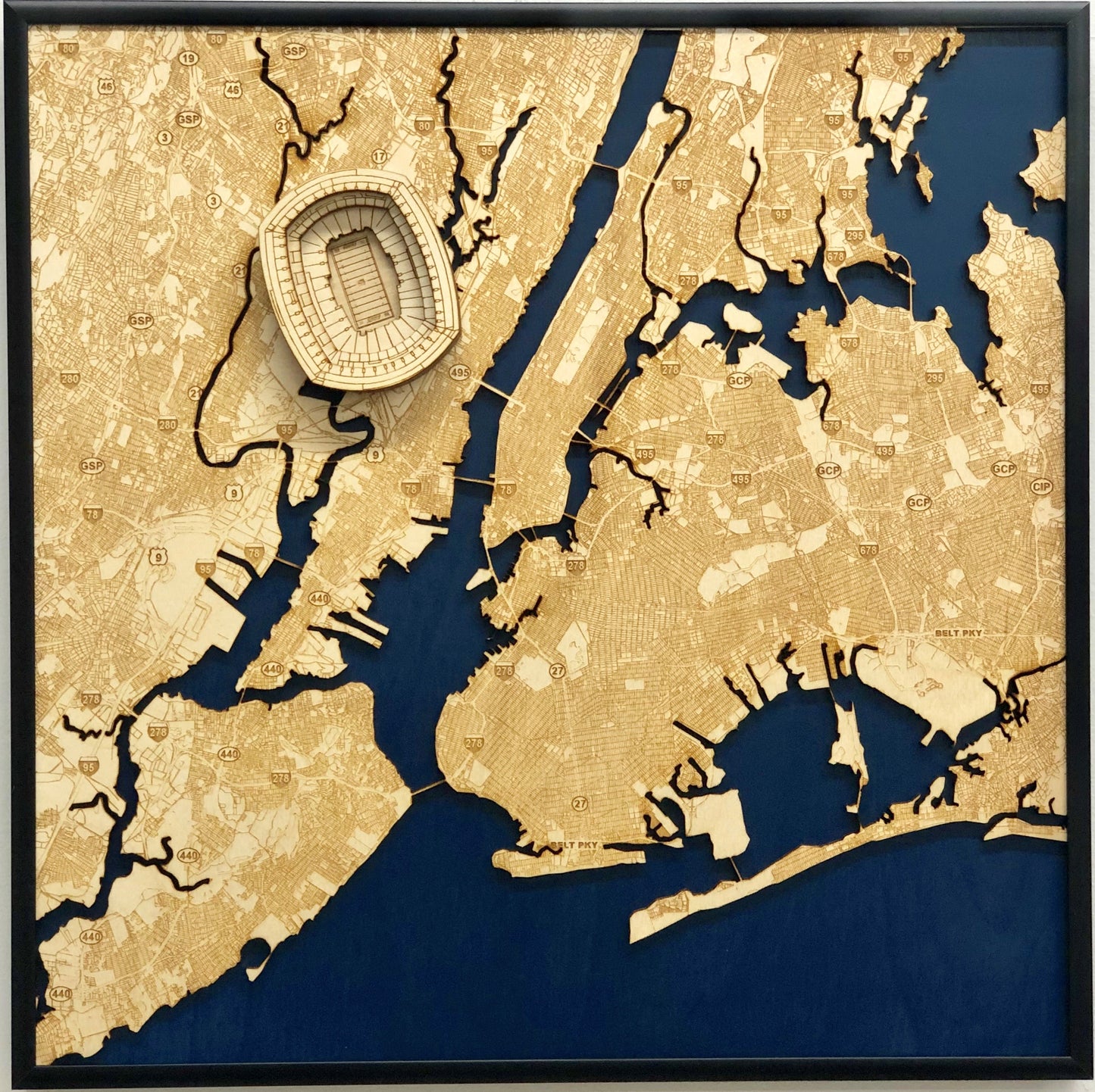 New York Wall Art Metro Area (Met Life Field - Giants)