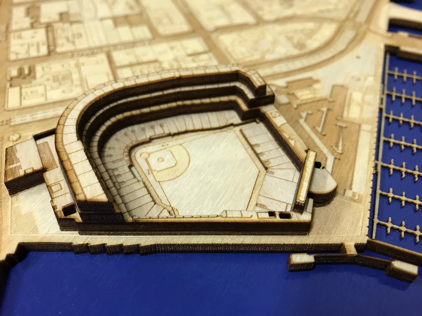 San Francisco, California Wall Art City Map (Oracle Park)