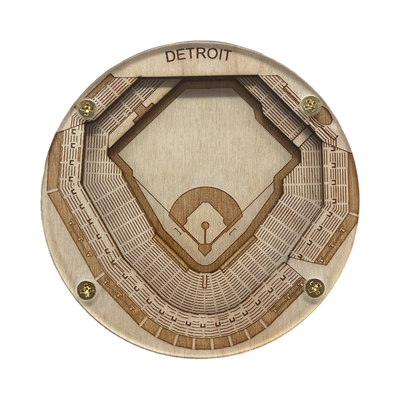 Detroit, Michigan Coaster Art (Comerica Park)