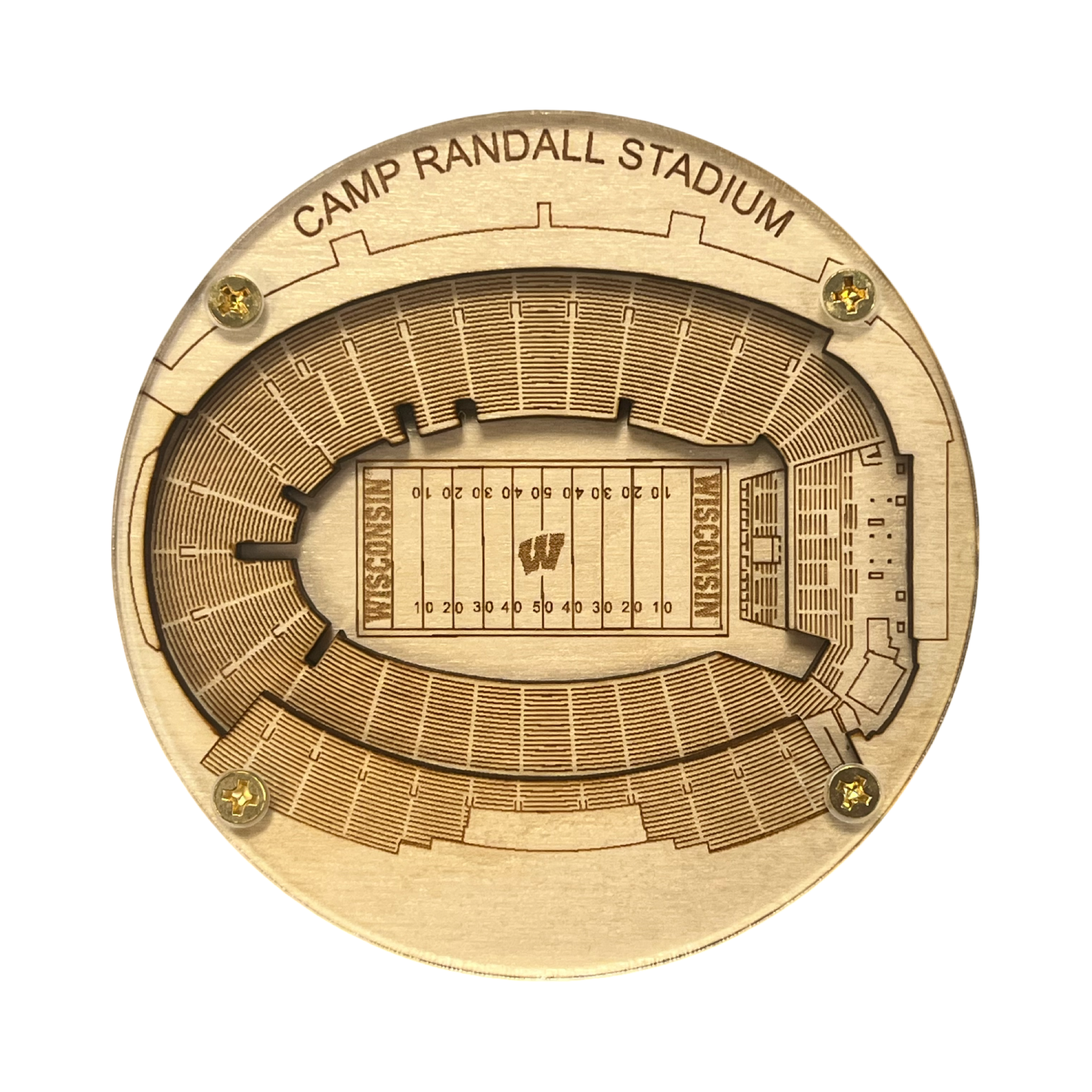 Madison, Wisconsin Coaster Art (Camp Randall Stadium)
