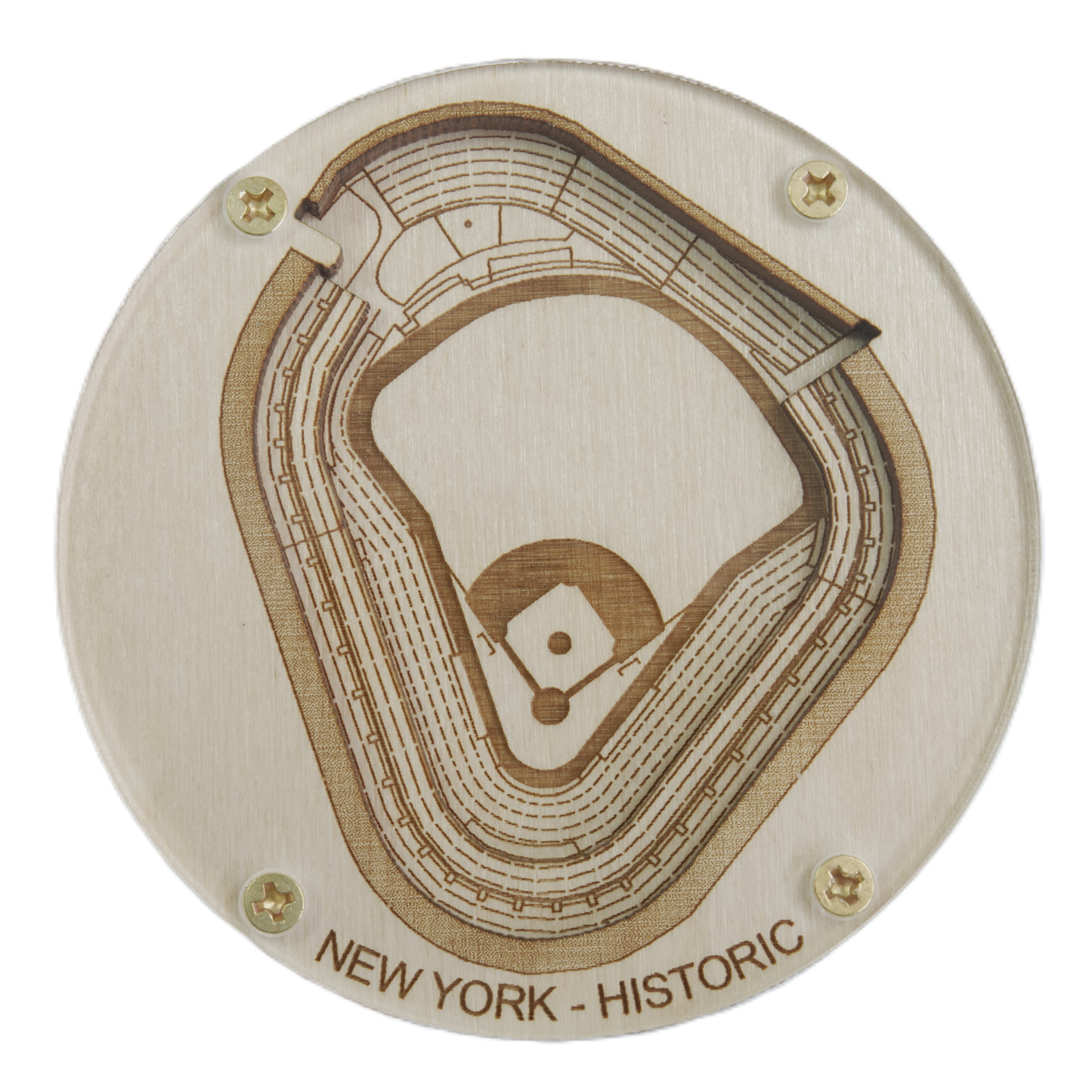 Bronx, New York Coaster Art (Old Yankee Stadium)