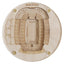 Raleigh, North Carolina Coaster Art (Carter-Finley Stadium)