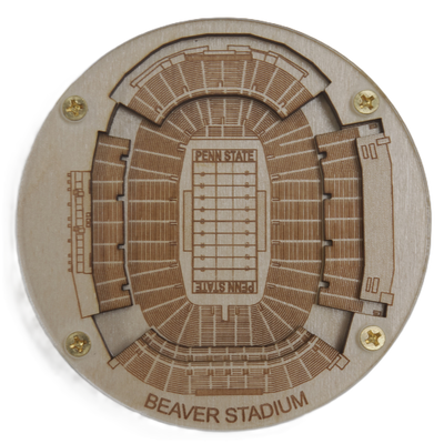 State College, Pennsylvania Coaster Art (Beaver Stadium)