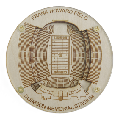 Clemson, South Carolina Coaster Art (Memorial Stadium)