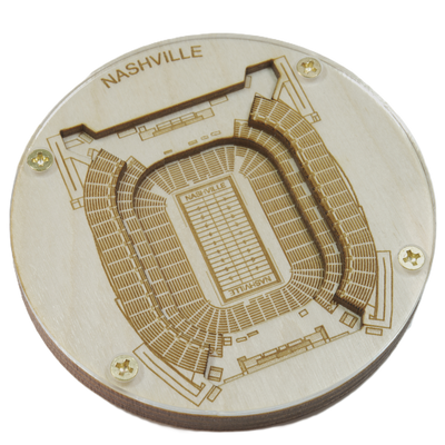 Nashville, Tennessee Coaster Art (Nissan Stadium)