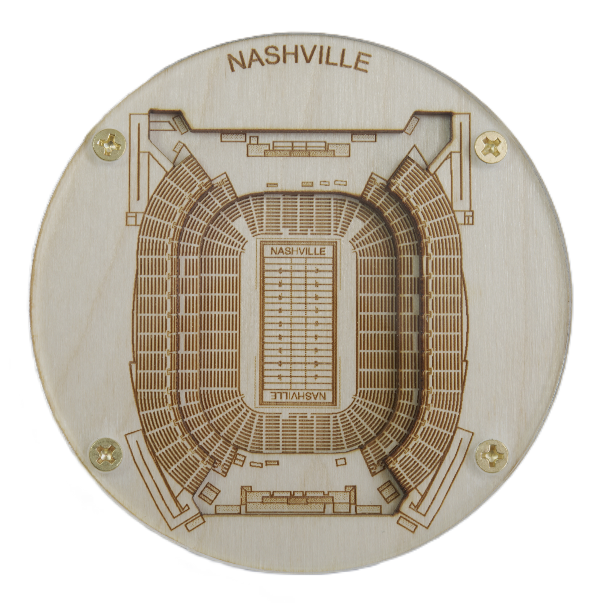 Nashville, Tennessee Coaster Art (Nissan Stadium)