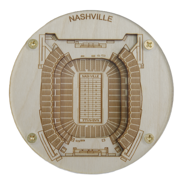 Nashville, Tennessee Coaster Art (Nissan Stadium)