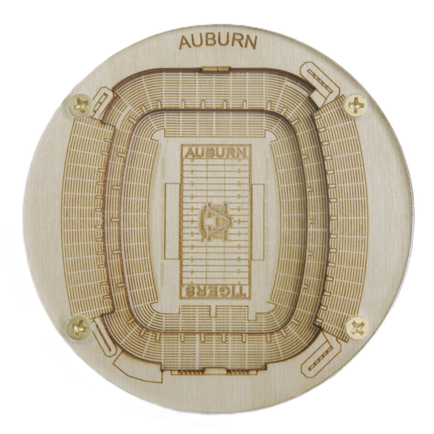 Auburn, Alabama Coaster Art (Jordan-Hare Stadium)