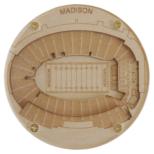 Madison, Wisconsin Coaster Art (Camp Randall Stadium)