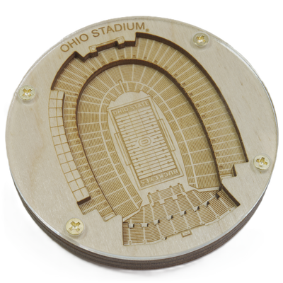 Columbus, Ohio Coaster Art (Ohio Stadium)