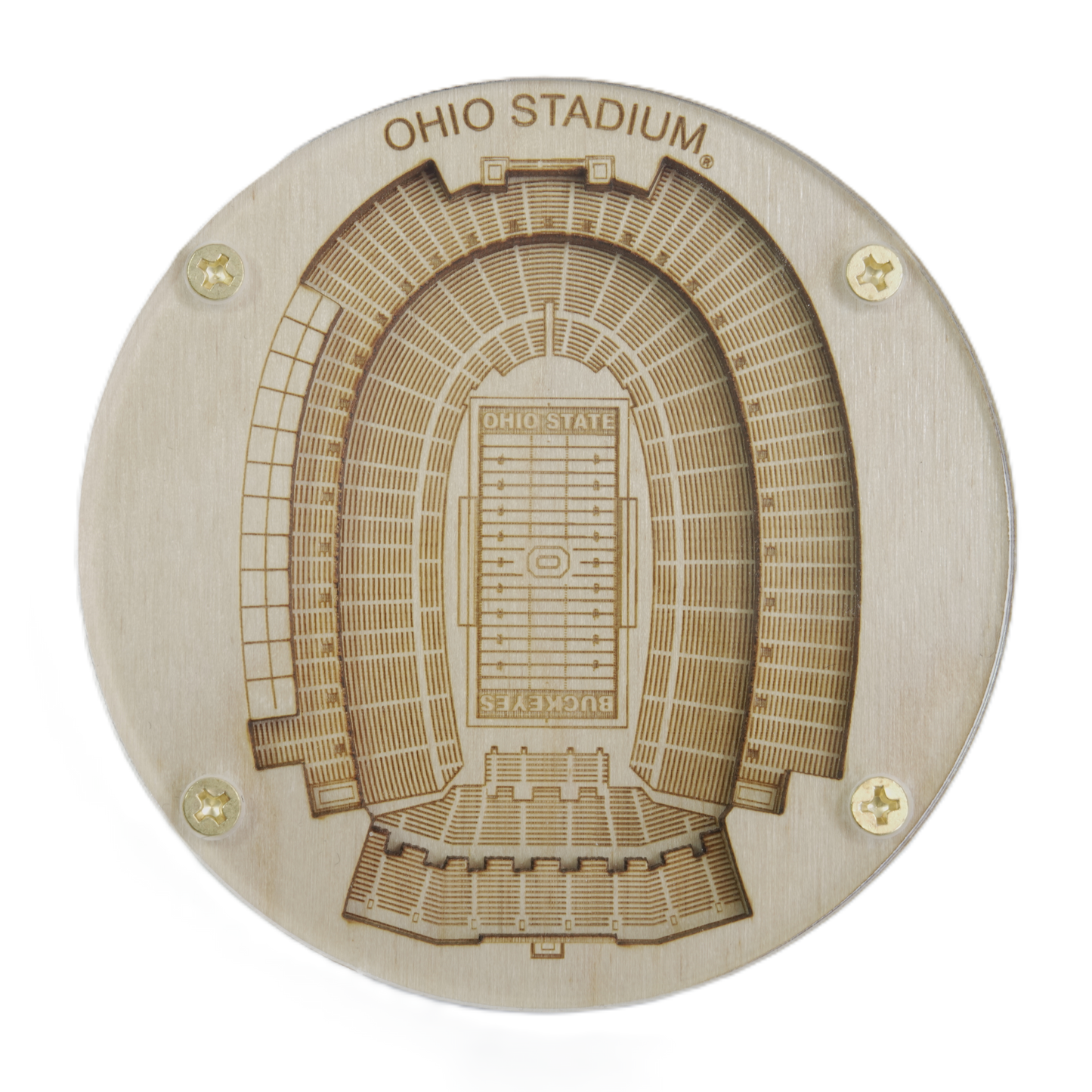 Columbus, Ohio Coaster Art (Ohio Stadium)