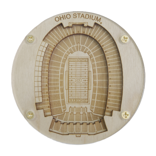 Columbus, Ohio Coaster Art (Ohio Stadium)