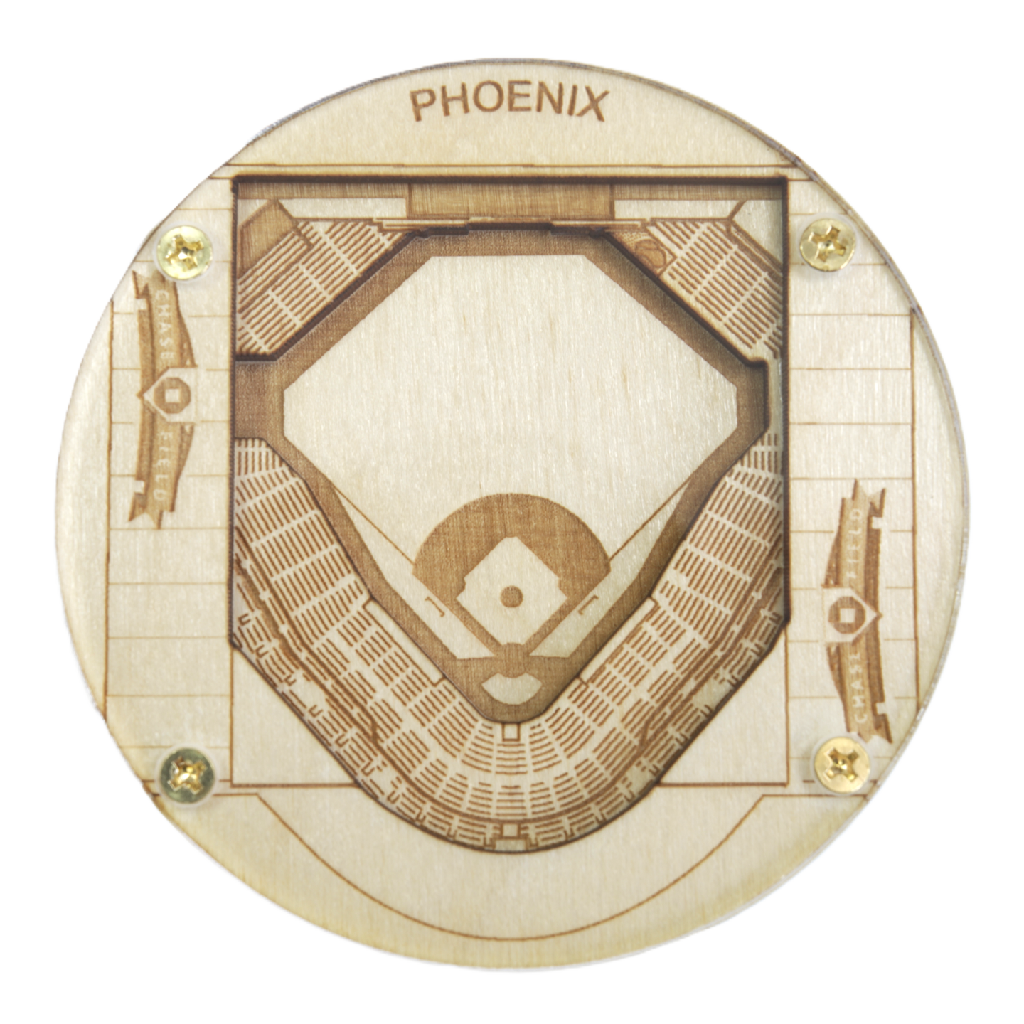 Phoenix, Arizona Coaster Art (Chase Field)