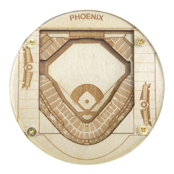 Phoenix, Arizona Coaster Art (Chase Field)