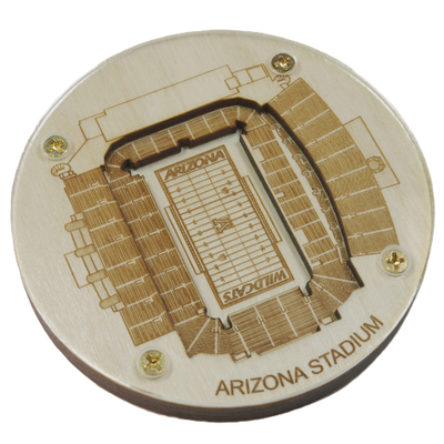 Tucson, Arizona Coaster Art (Arizona Stadium)