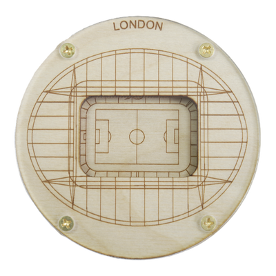 London, England Coaster Art (Emirates Stadium)