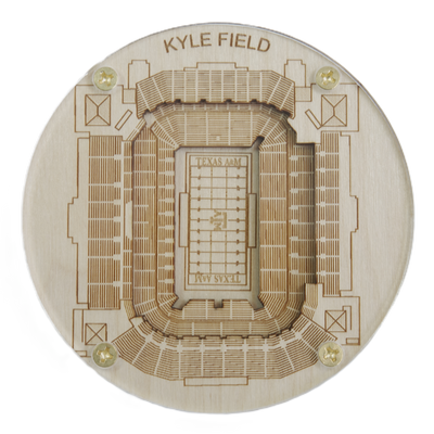 College Station, Texas Coaster Art (Kyle Field)