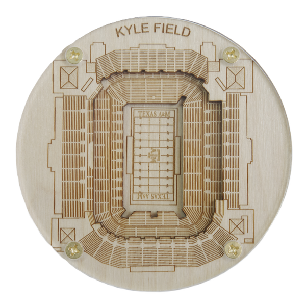 College Station, Texas Coaster Art (Kyle Field)