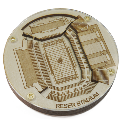 Corvallis, Oregon Coaster Art (Reser Stadium)