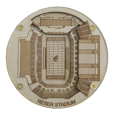 Corvallis, Oregon Coaster Art (Reser Stadium)