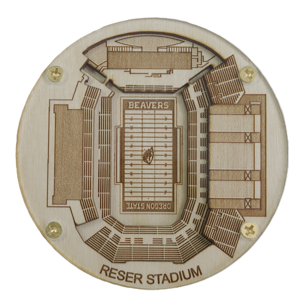 Corvallis, Oregon Coaster Art (Reser Stadium)