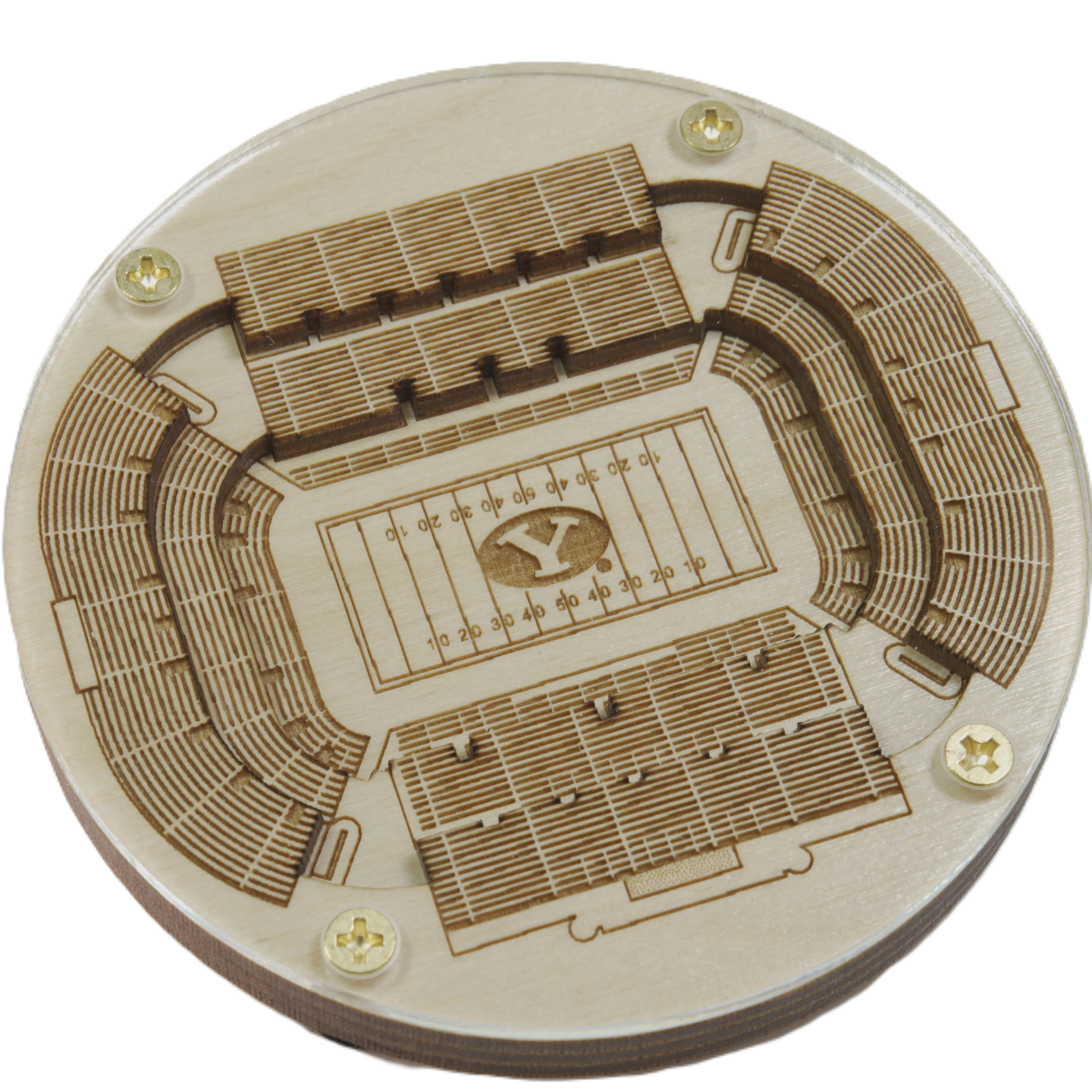 Provo, Utah Coaster Art (LaVell Edwards Stadium)
