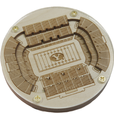 Provo, Utah Coaster Art (LaVell Edwards Stadium)
