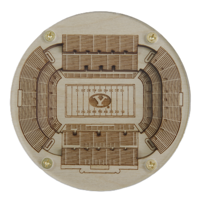 Provo, Utah Coaster Art (LaVell Edwards Stadium)