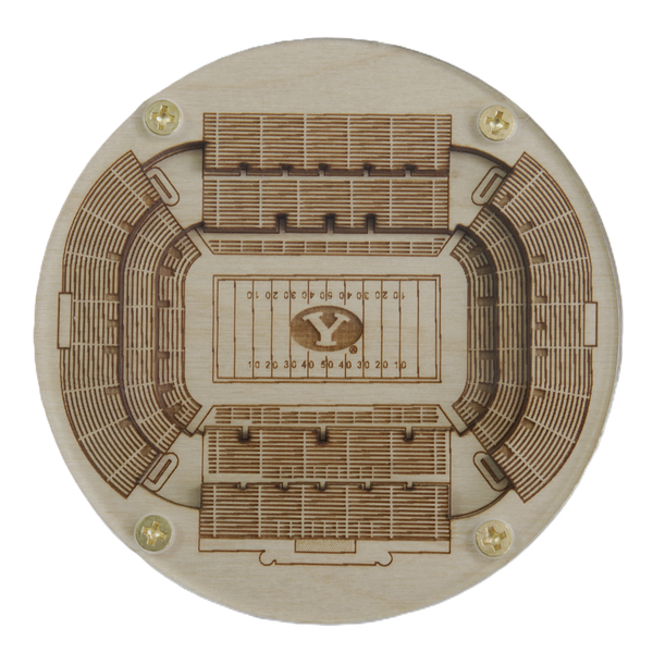 Provo, Utah Coaster Art (LaVell Edwards Stadium)