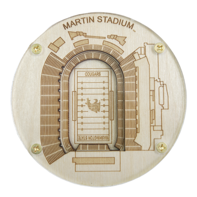 Pullman, Washington Coaster Art (Martin Stadium)