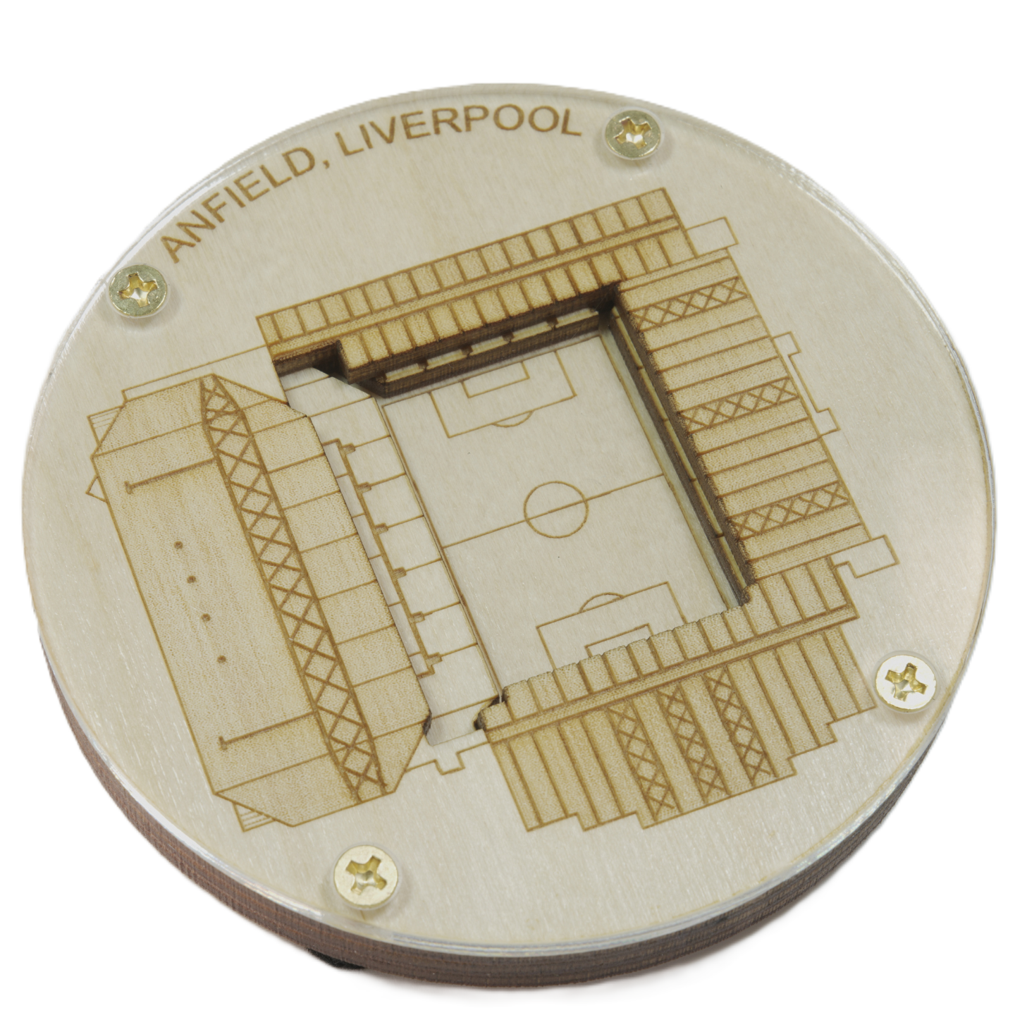 Liverpool, England Coaster Art (Anfield Stadium)
