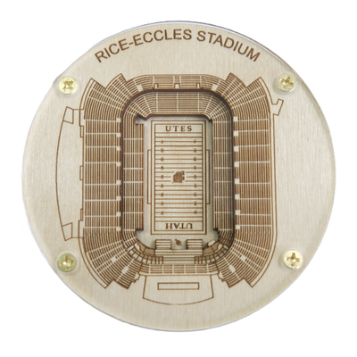 Salt Lake City, Utah Coaster Art (Rice–Eccles Stadium)