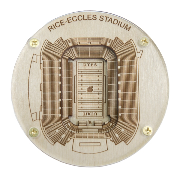 Salt Lake City, Utah Coaster Art (Rice–Eccles Stadium)