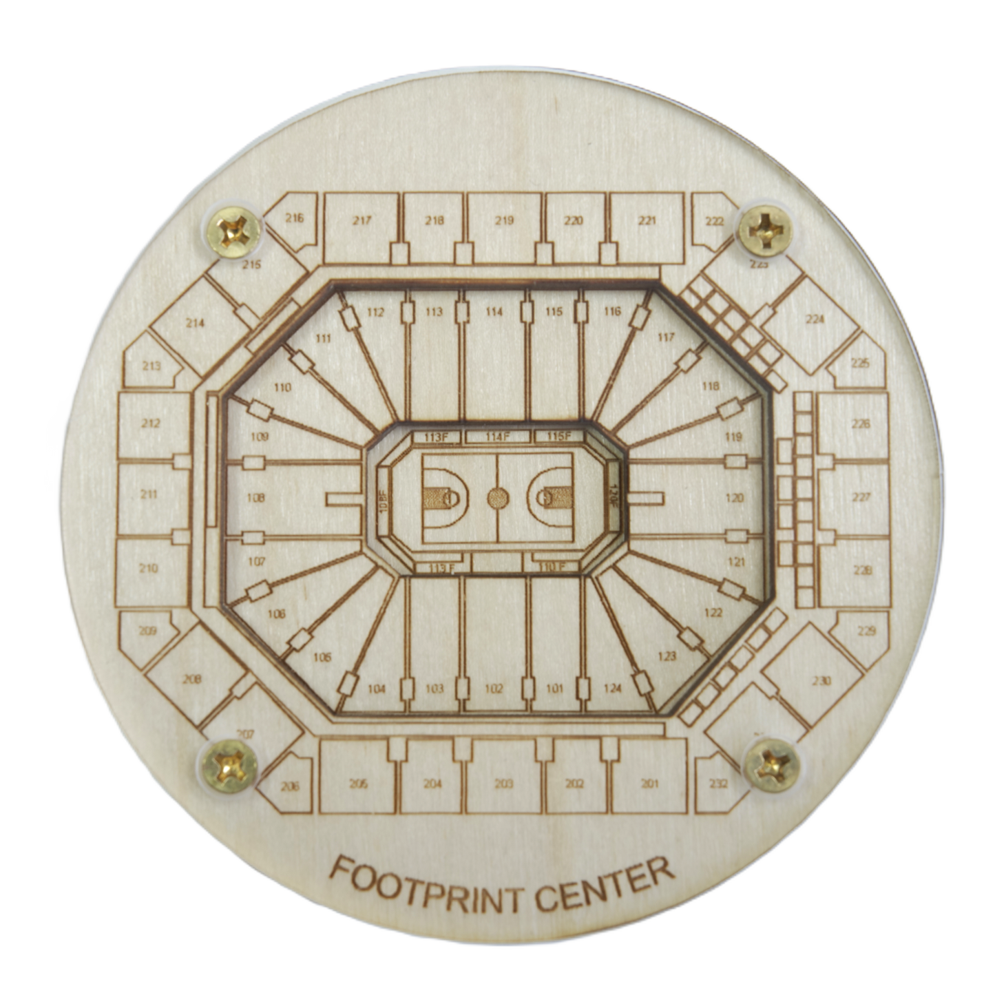 Phoenix, Arizona Coaster Art (Footprint Center)