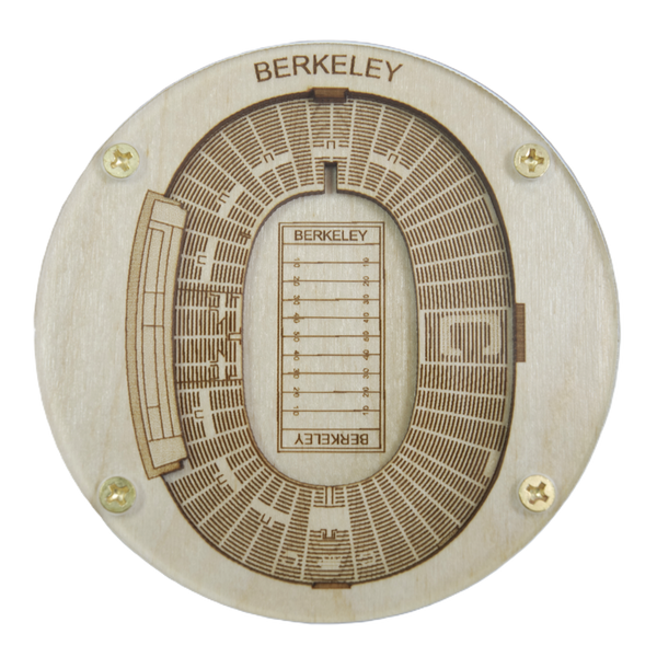 Berkeley, California Coaster Art (California Memorial Stadium)