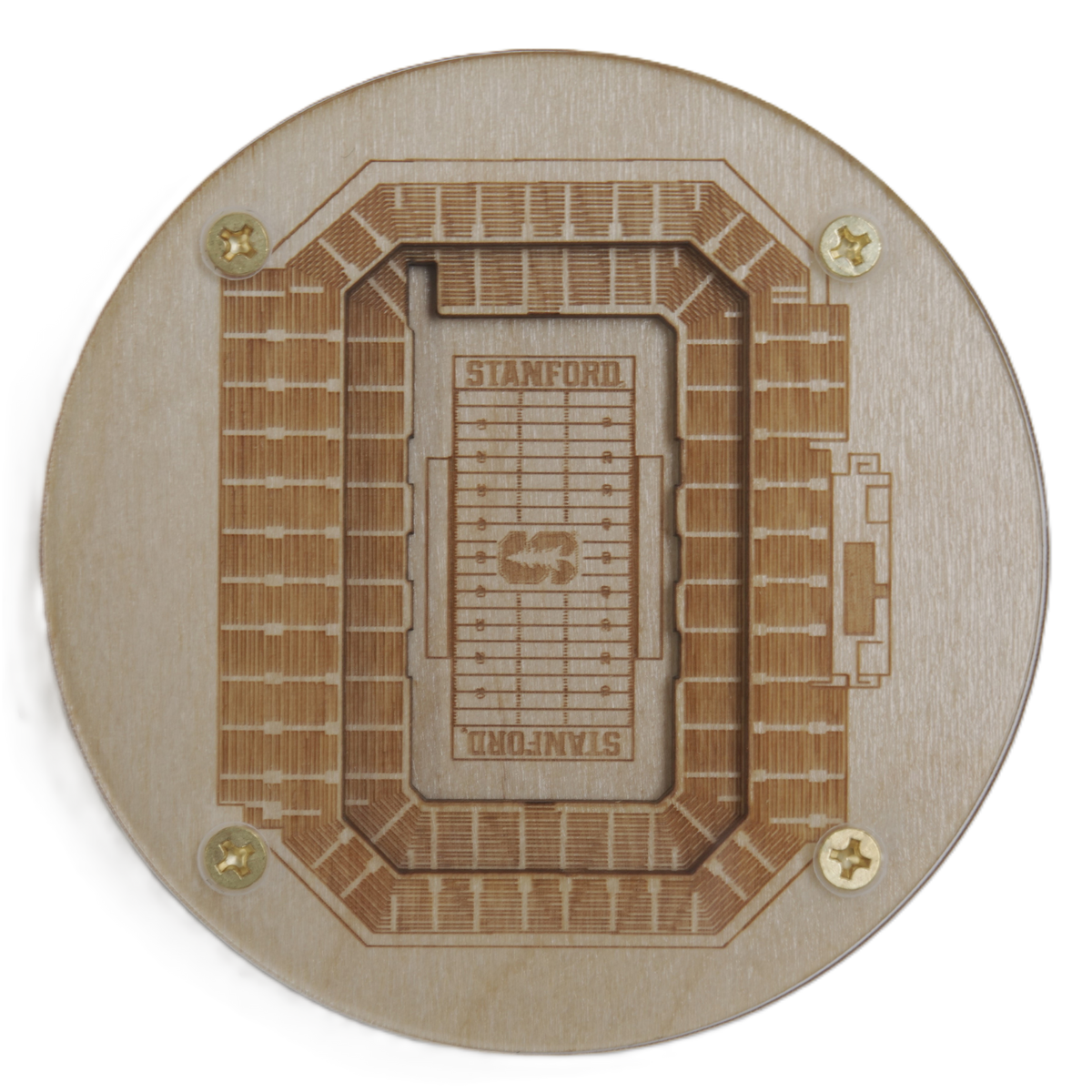 Stanford, California Coaster Art (Stanford Stadium)