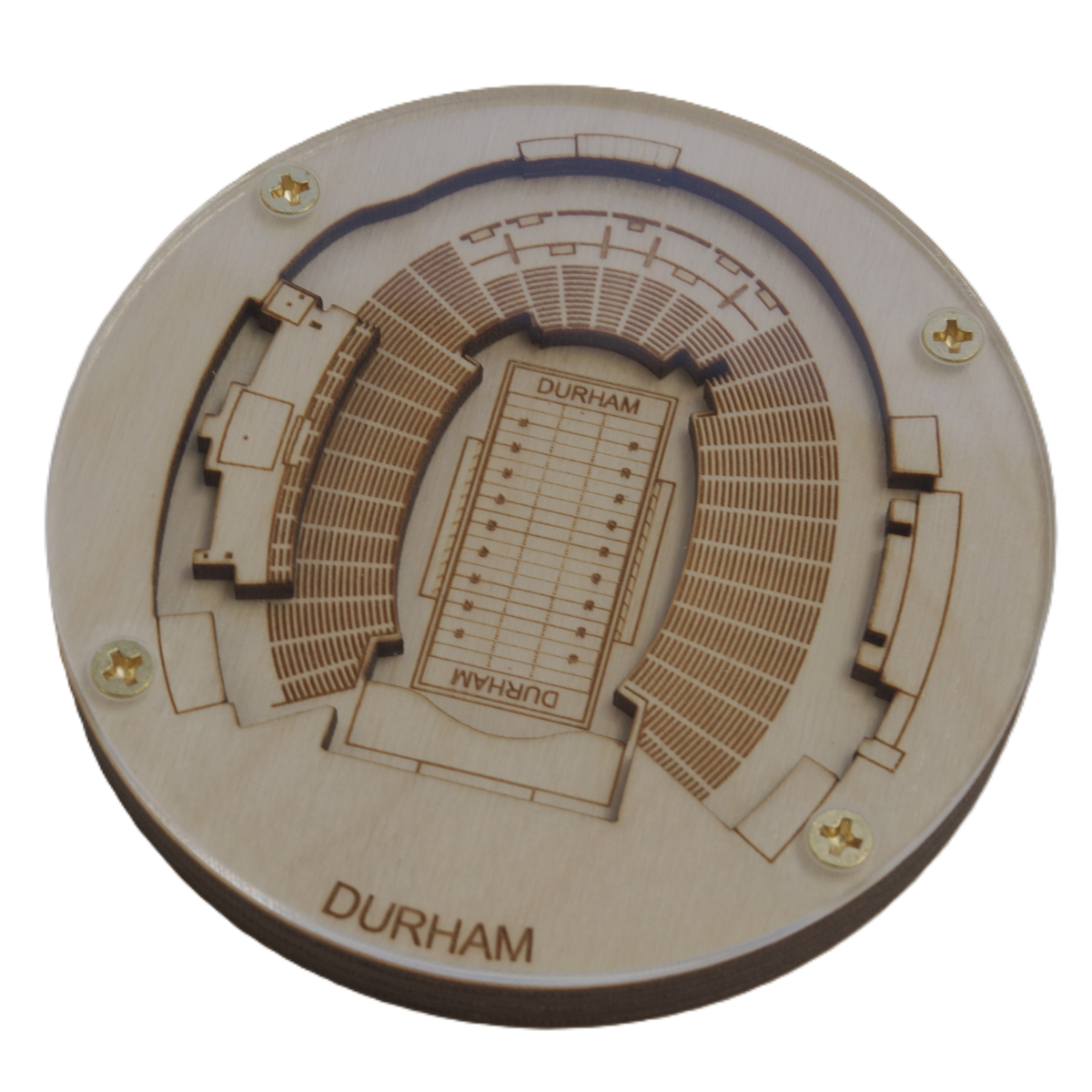 Durham, North Carolina Coaster Art (Wallace Wade Stadium)